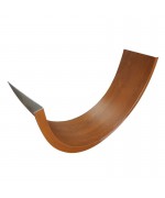 uPVC Windowsill L-shaped masking profile for half round windows