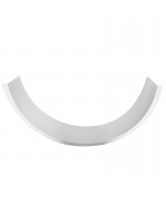 uPVC Windowsill L-shaped masking profile for half round windows