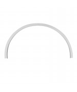 uPVC T-shaped masking profile for round windows