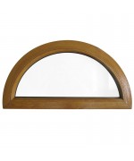 Half Round Window FIXED Coloured uPVC Half-Circle