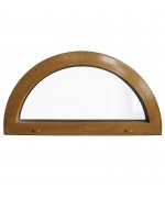 Half Round Window FIXED Coloured uPVC Half-Circle