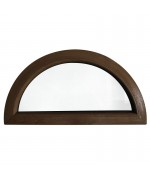 Half Round Window FIXED Coloured uPVC Half-Circle