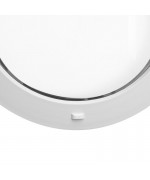 Round Window TILT + FIXED White Circular Hopper PVC
