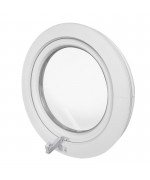 Round Window AWNING White Circular uPVC Porthole