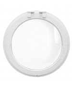 Round Window AWNING White Circular uPVC Porthole