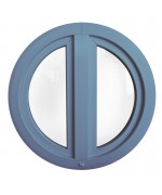 Round Window TWIN Casement RAL Finish uPVC