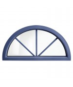 Half Round Window FIXED RAL Coloured uPVC with Glazing Bars Half Round Window FIXED RAL Coloured uPVC with Glazing Bars