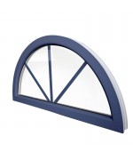 Half Round Window FIXED RAL Coloured uPVC with Glazing Bars Half Round Window FIXED RAL Coloured uPVC with Glazing Bars