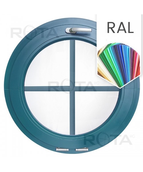 Round Window TILT uPVC Coloured RAL Finish with Glazing Bars