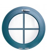 Round Window TILT uPVC Coloured RAL Finish with Glazing Bars