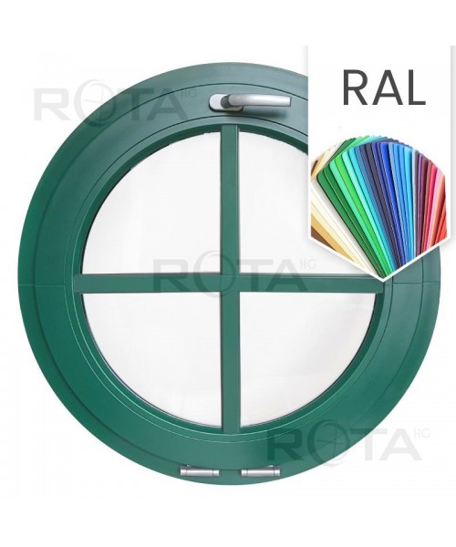 Round Window TILT uPVC Coloured RAL Finish with Glued-on Muntins Round Window TILT uPVC Coloured RAL Finish with Glued-on Muntins