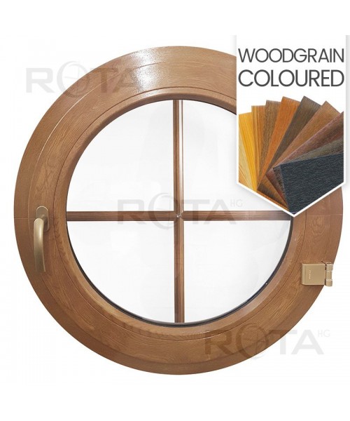 Round Window TURN uPVC Coloured with Glazing Bars Round Window TURN uPVC Coloured with Glazing Bars