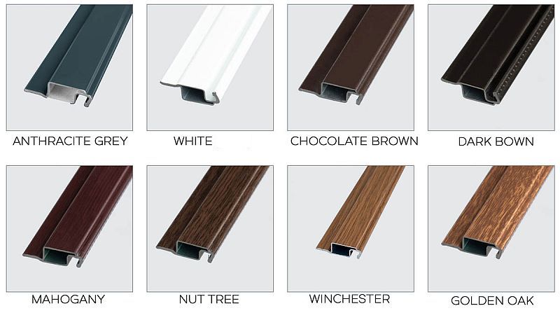 Mosquito screen frame colours