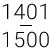 1401 - 1500